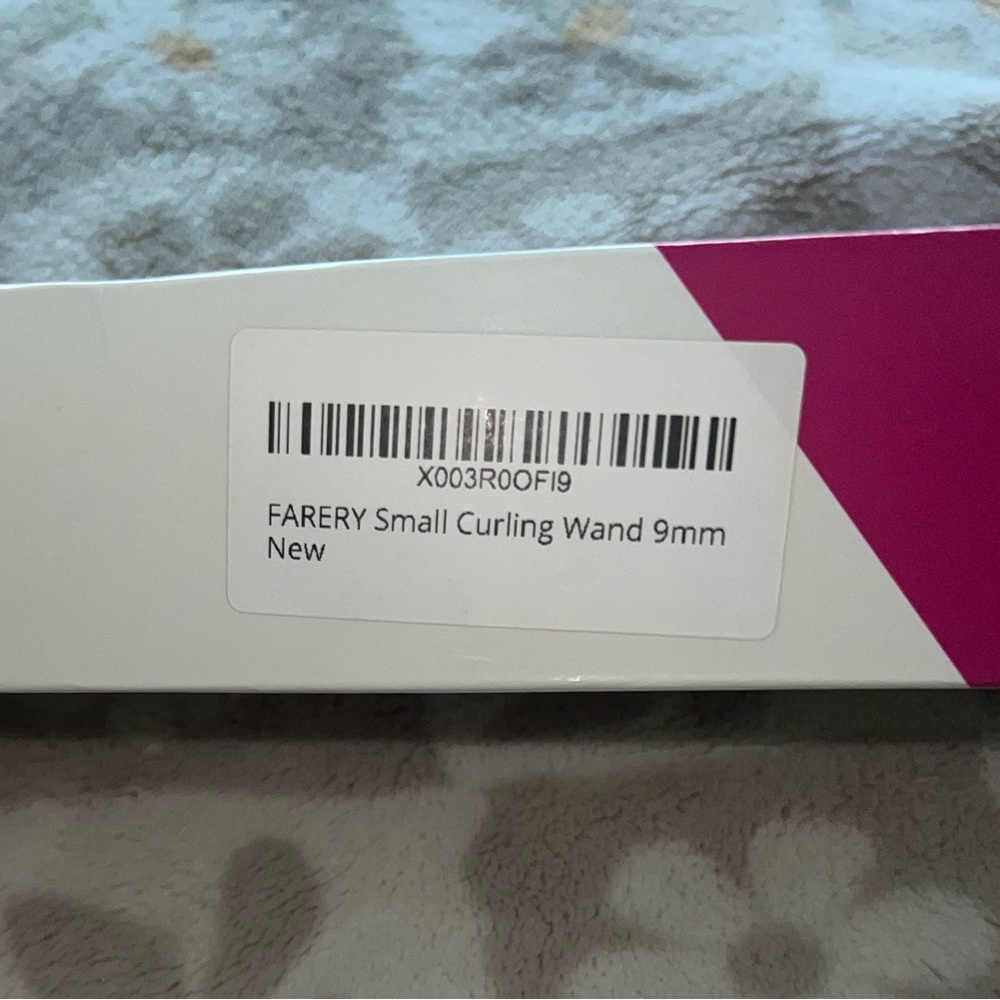 Farery 3/8 Inch Thin Curling Wand - Pink - Picture 2 of 4